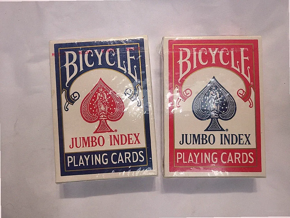 2 Decks Bicycle Jumbo Index Playing Cards