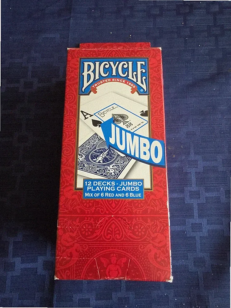 Bicycle 1030651 Jumbo Playing Cards - 12 Pack