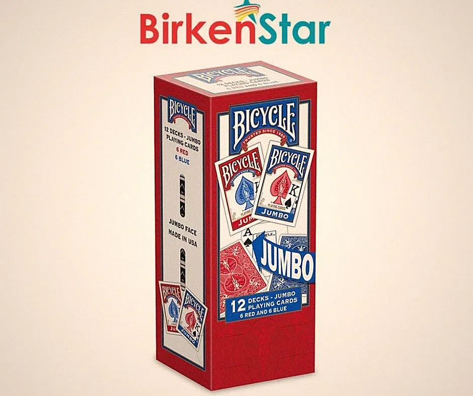 Bicycle Jumbo Faces Playing Cards - 12 pks. Great Price