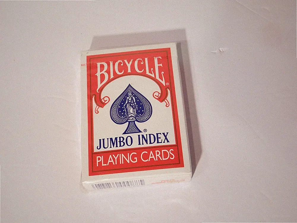 Bicycle Jumbo Index Playing Cards New in cellophane - Ir- Cushion finish