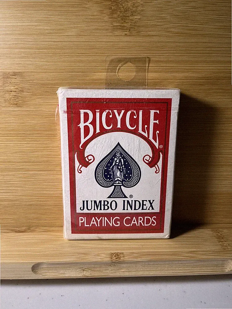 Bicycle Jumbo Index Playing Cards Sealed-New With Defects Stain And Peeling