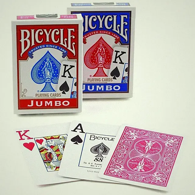 JKR1004560 Bicycle Playing Cards: Jumbo Index