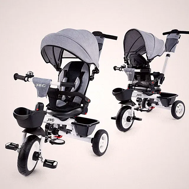 JMMD Baby Trike, 6-in-1 Kids Tricycle with Adjustable Push Handle, ... Fast Ship