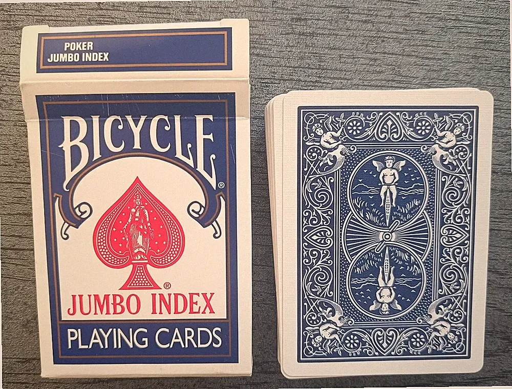 Playing Cards. Bicycle JUMBO INDEX ( №213 )