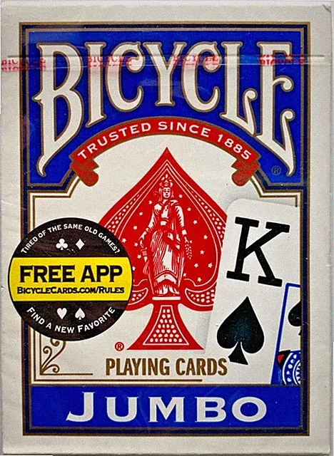Standard Size Jumbo Face Bicycle Playing Cards Air Cushion Finish Factory Sealed