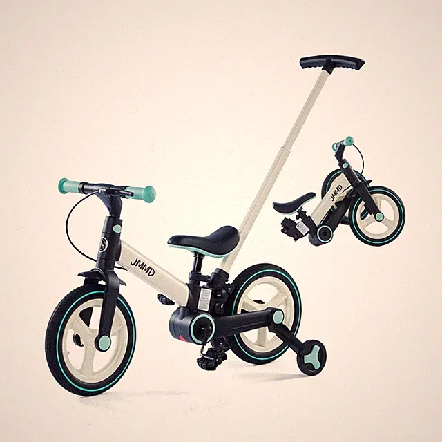 Toddler Bike with Push Handle for Kids 18 Months-5 Years, 6 in 1 Push Bike wi...